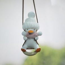 Cool Knit Cap Duck Car Pendant - Puritific