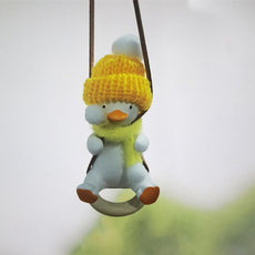 Cool Knit Cap Duck Car Pendant - Puritific