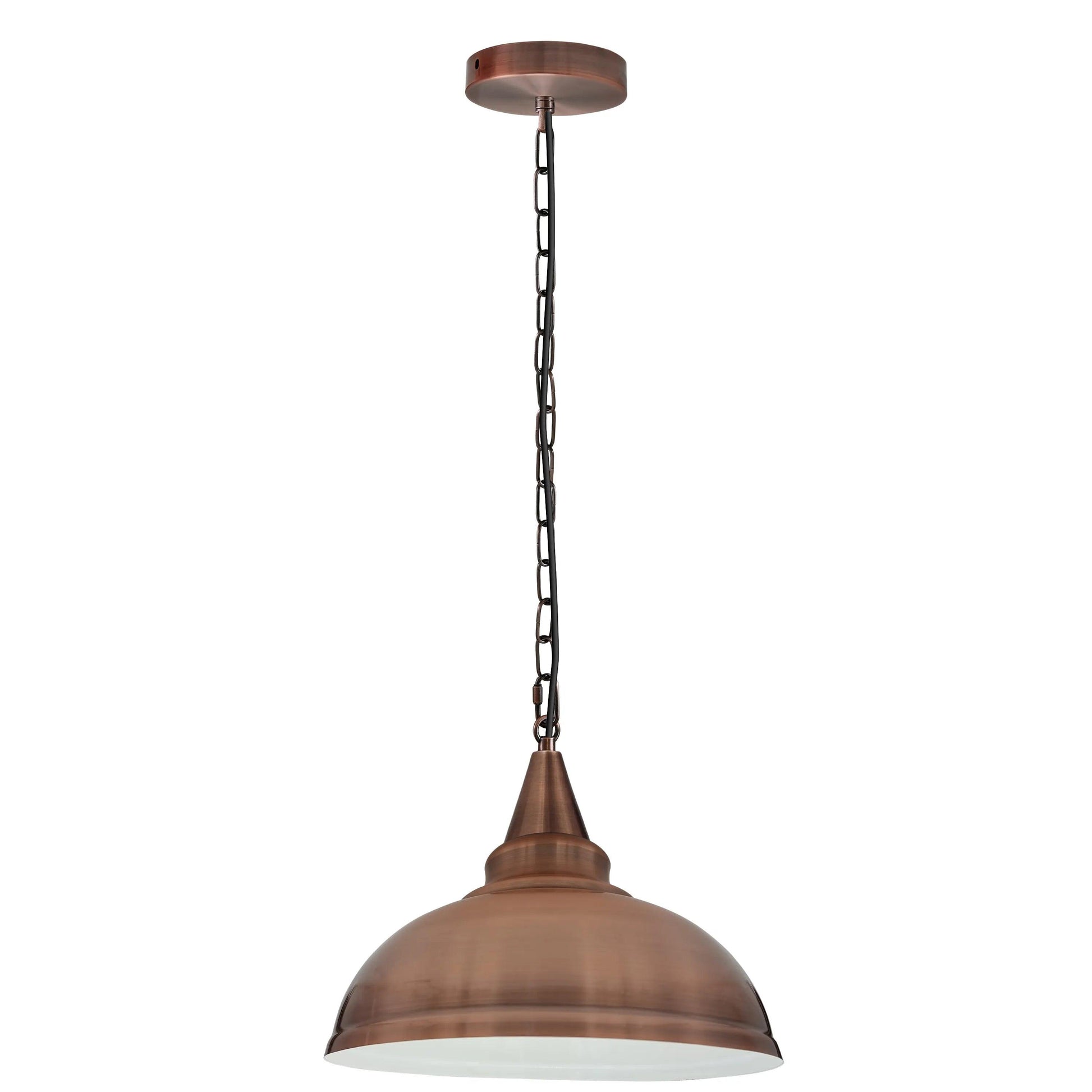 Copper E27 Ceiling Hanging Light Cage Shade Loft Style Metal Pendant Lamp~4345-1