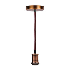 Copper E27 Ceiling Pendant Light~3128-0