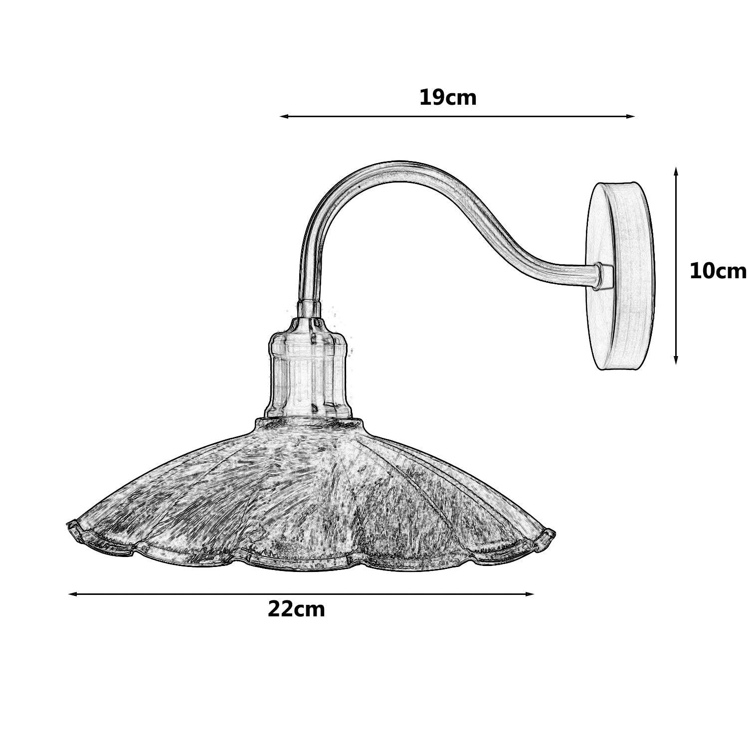 Copper Wall Sconce Industrial Lamp Same Inner Shade~1498-2