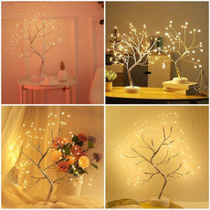 Copper Wire Christmas Tree LED Lamp - Puritific