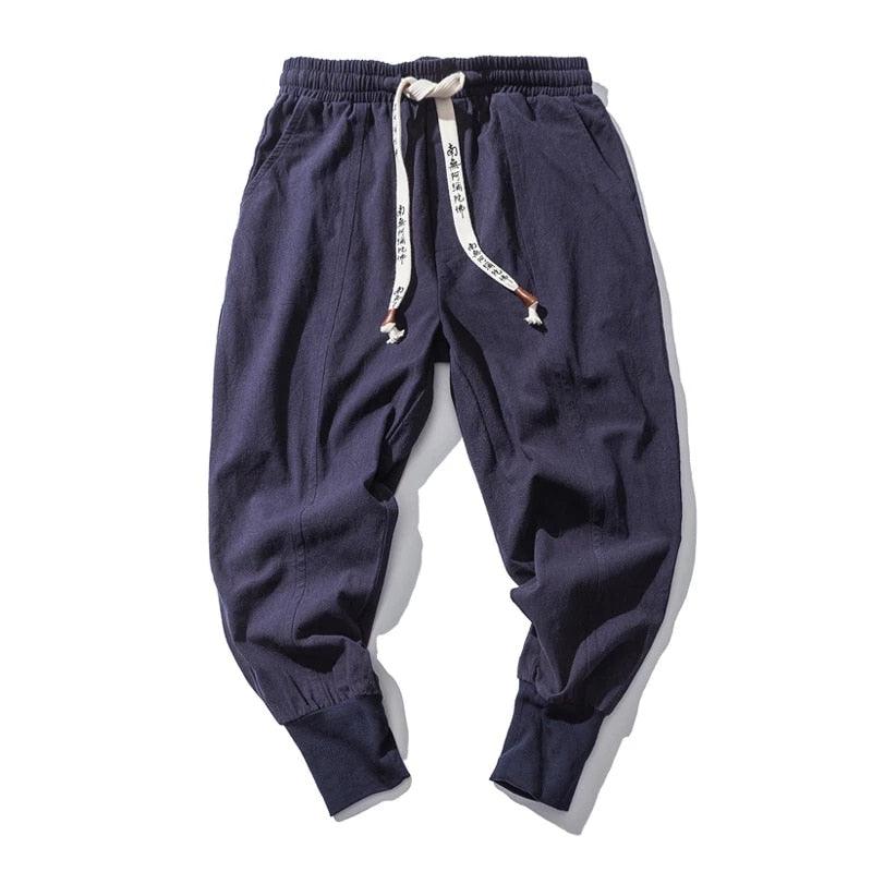 Cotton Linen Harem Pants for Men - Puritific