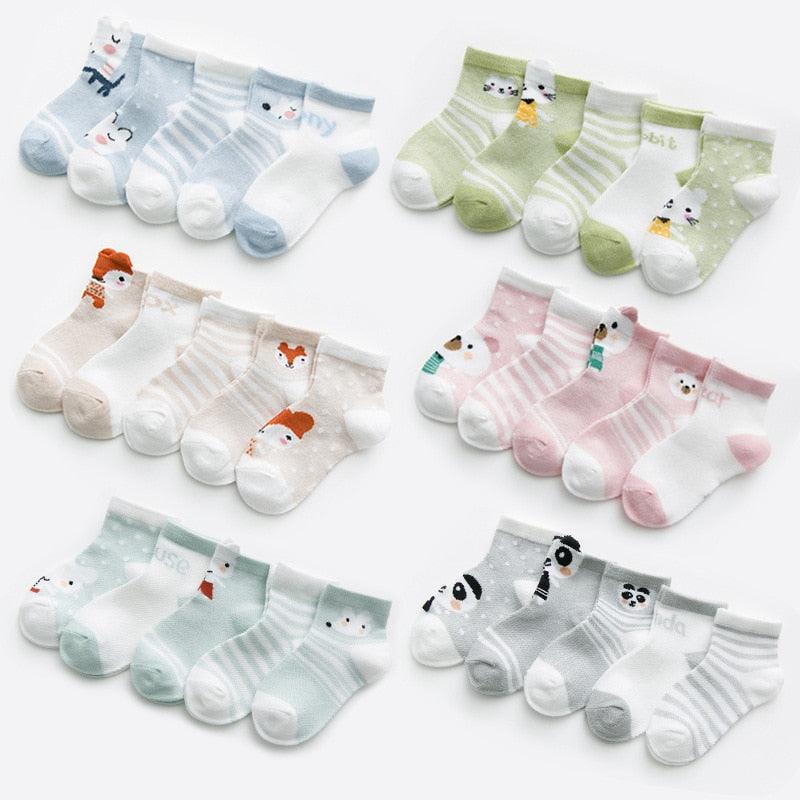 Cotton Mesh Cute Baby Socks - Puritific