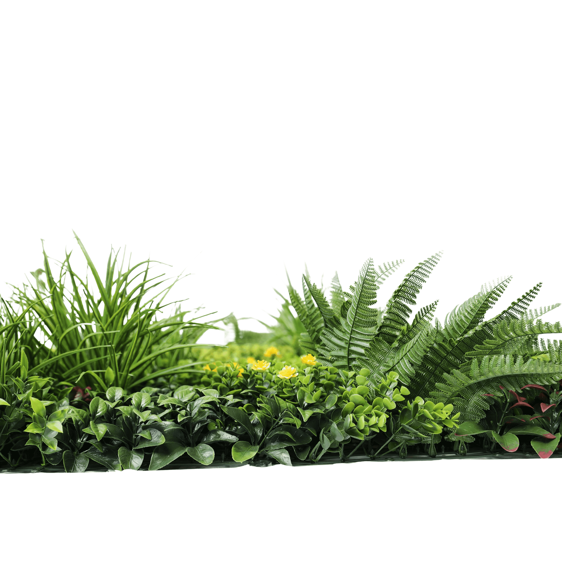 Country Fern Artificial Vertical Garden 40" x 40" 11SQ FT UV Resistant - Puritific