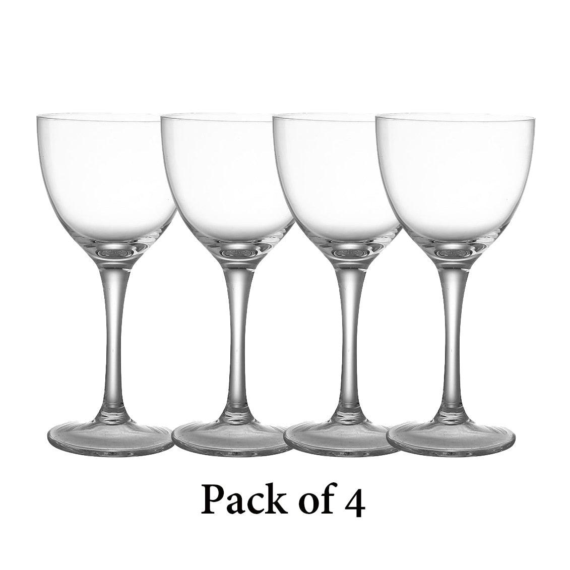 Coupe Cocktail Nick and Nora Glasses 4 pieces Handblown - Puritific