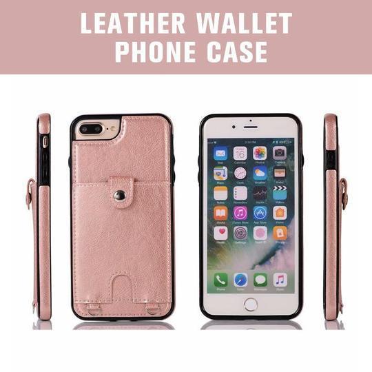 Cross Body Leather Wallet Phone Case - Puritific