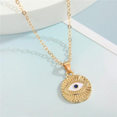 Crystal Turkish Evil Eye Necklace - Puritific