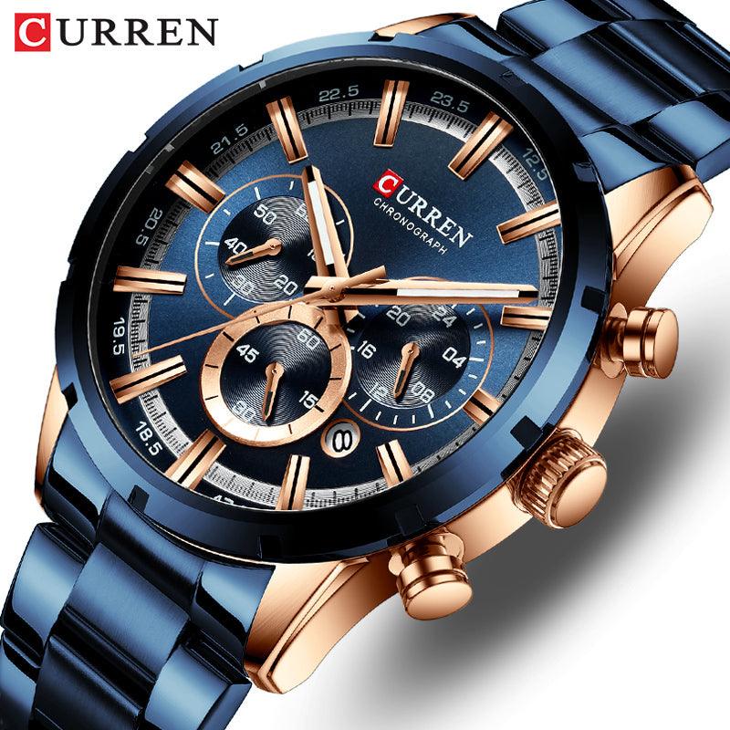 CURREN Men Quartz Watch Top Brand - Puritific