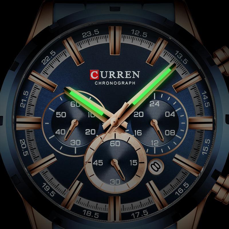 CURREN Men Quartz Watch Top Brand - Puritific