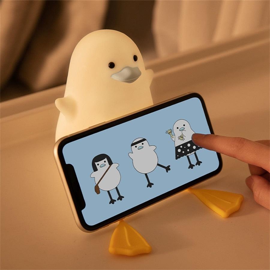 Cute Duck Bedside Night Lamp - Puritific