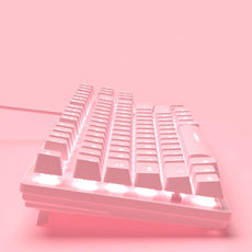 Cute Pink Wired Keyboard and Mouse Set - Puritific