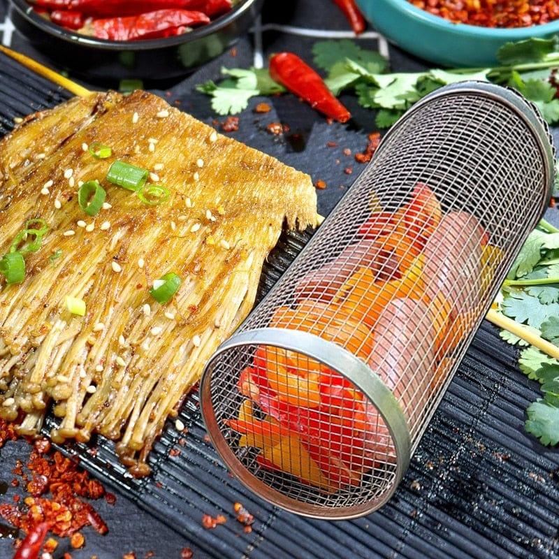 Cylinder Grill Basket - Puritific