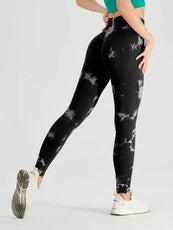 Seamless Tie Dye Leggings - Puritific