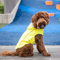 Reversible Raincoat - Neon Yellow with Tie Dye - Puritific