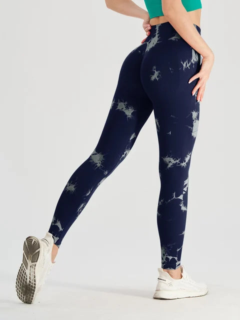 Seamless Tie Dye Leggings - Puritific