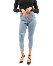 Dabney Skinny Crop Jeans - Puritific