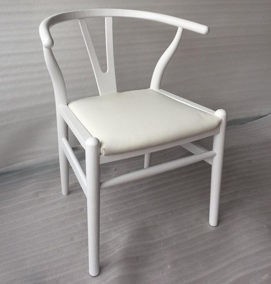 Dagmar Chair - White & White Leather-1