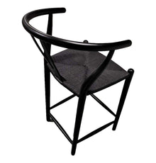 Dagmar Counter Stool - Black & Black Cord-5