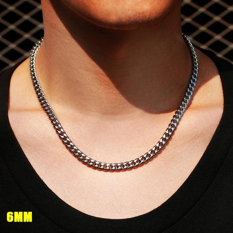 Daily Wearing Cuban Link Chain Choker - Puritific