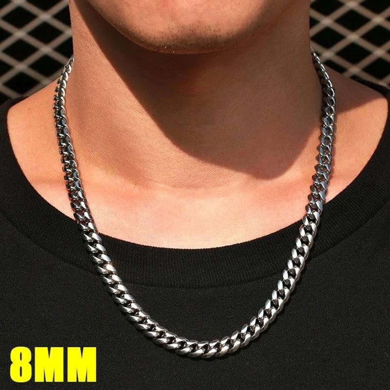 Daily Wearing Cuban Link Chain Choker - Puritific