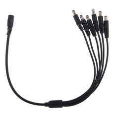 DC power supply splitter 2,4,6 & 8 way DC 2.1mm Female to Male cable for CCTV security cameras~4093-3