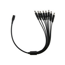 DC power supply splitter 2,4,6 & 8 way DC 2.1mm Female to Male cable for CCTV security cameras~4093-4