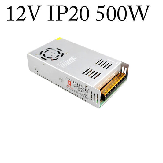 DC12V 500W IP20 Universal 40 Amp Regulated Switching LED Transformer~3392-0