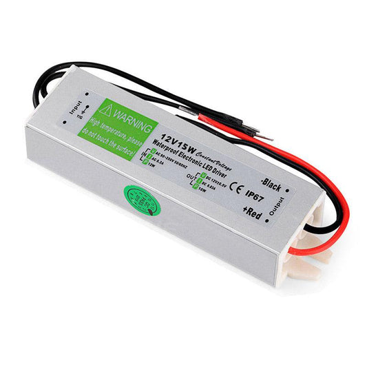 DC12V IP67 15W Waterproof LED Driver Power Supply Transformer~3363-0