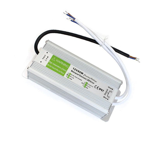 DC12V IP67 80W Waterproof LED Driver Power Supply Transformer~3374-0