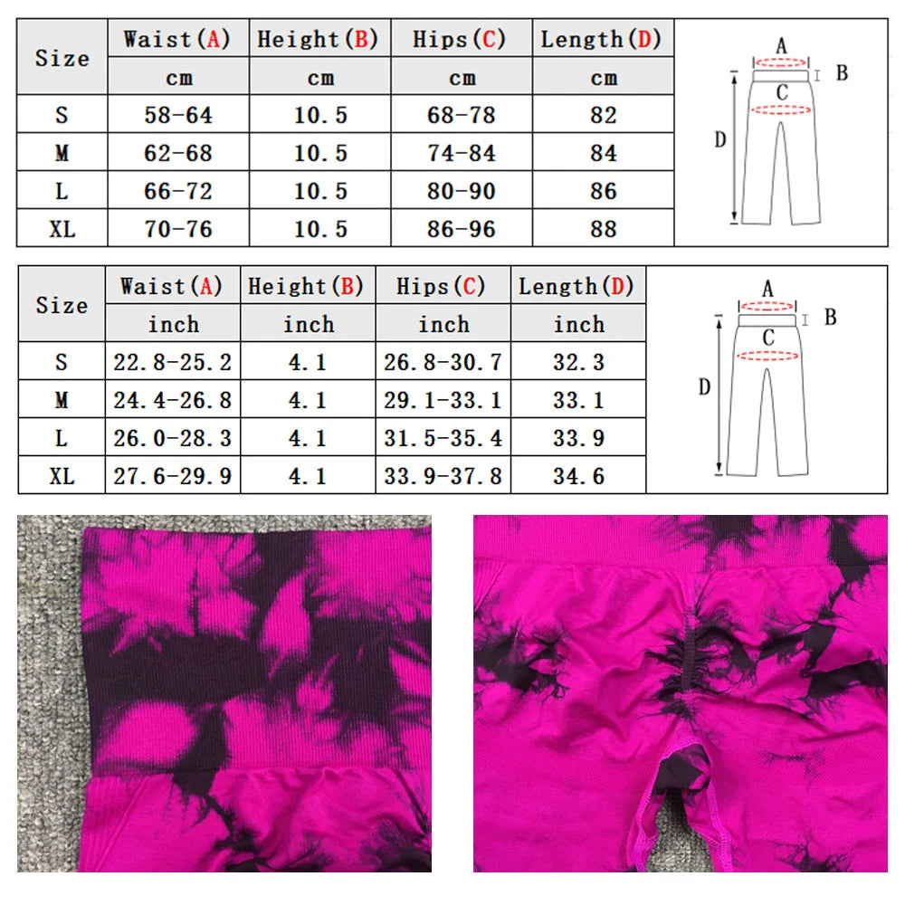 Seamless Tie Dye Leggings - Puritific