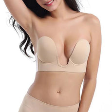 Deep Neckline Silicone Effect Bra - Secret Bra - Puritific