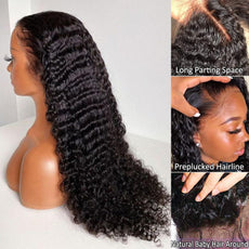 Deep Wave Frontal Wig - Puritific