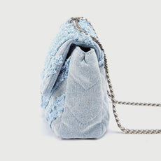 Denim Chain Bag - Puritific