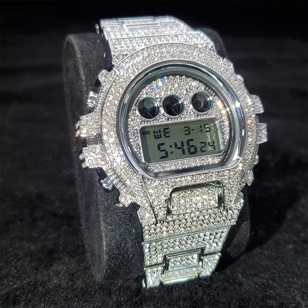 Digital Diamond Quartz Wristwatches - Puritific