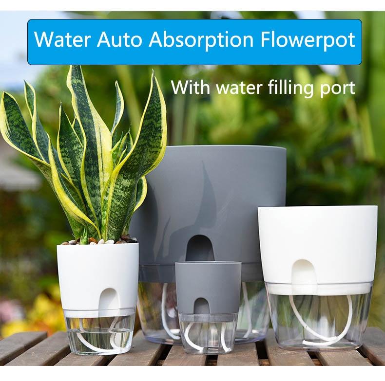 Double Layer Self Watering Flowerpot - Puritific