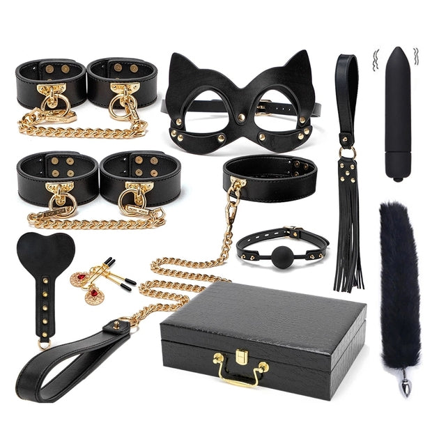 BLACKWOLF BDSM Bondage Kits - Puritific