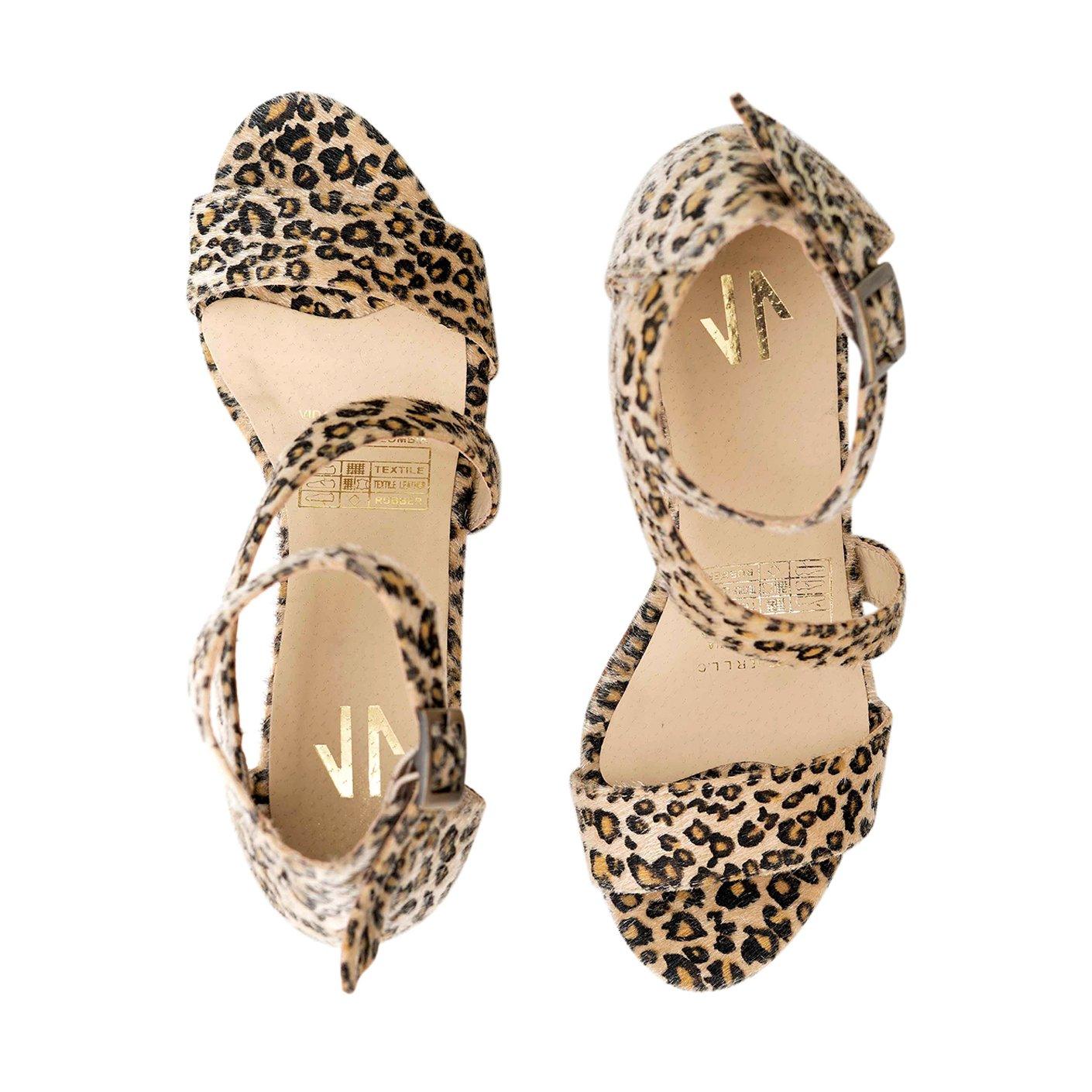 Espadrille Wedges Silvia Cobos Tropical Cheetah Print - Puritific