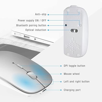 Bluetooth Mouse for Laptop - Puritific