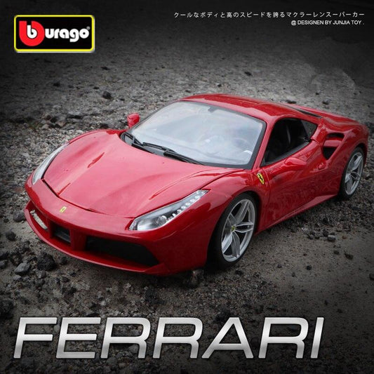 Ferrari 488 GTB Alloy Sports Car Model - Puritific