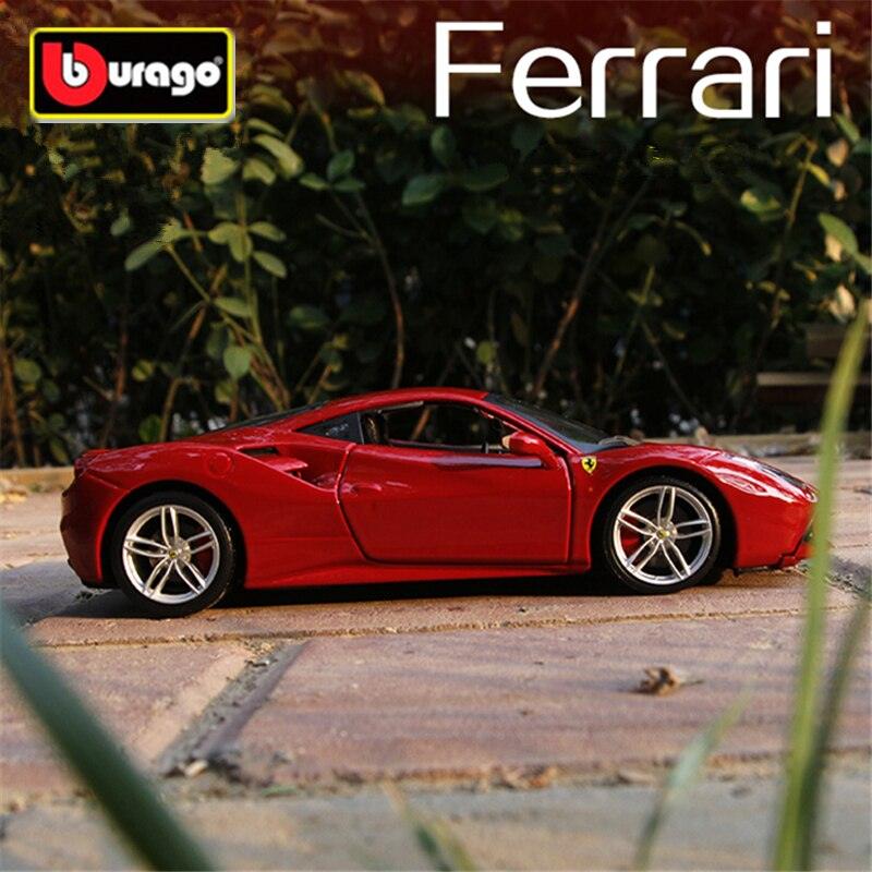 Ferrari 488 GTB Alloy Sports Car Model - Puritific