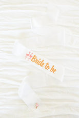 Flamingo Bride to be Sash - Puritific