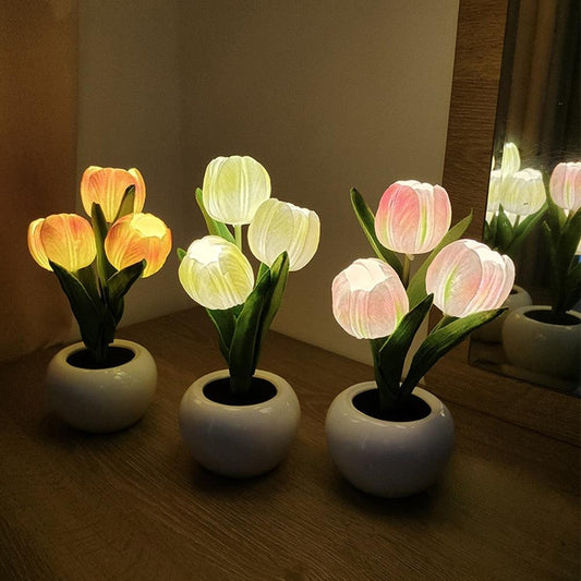 Flowerpot Potted Table Lamp - Puritific