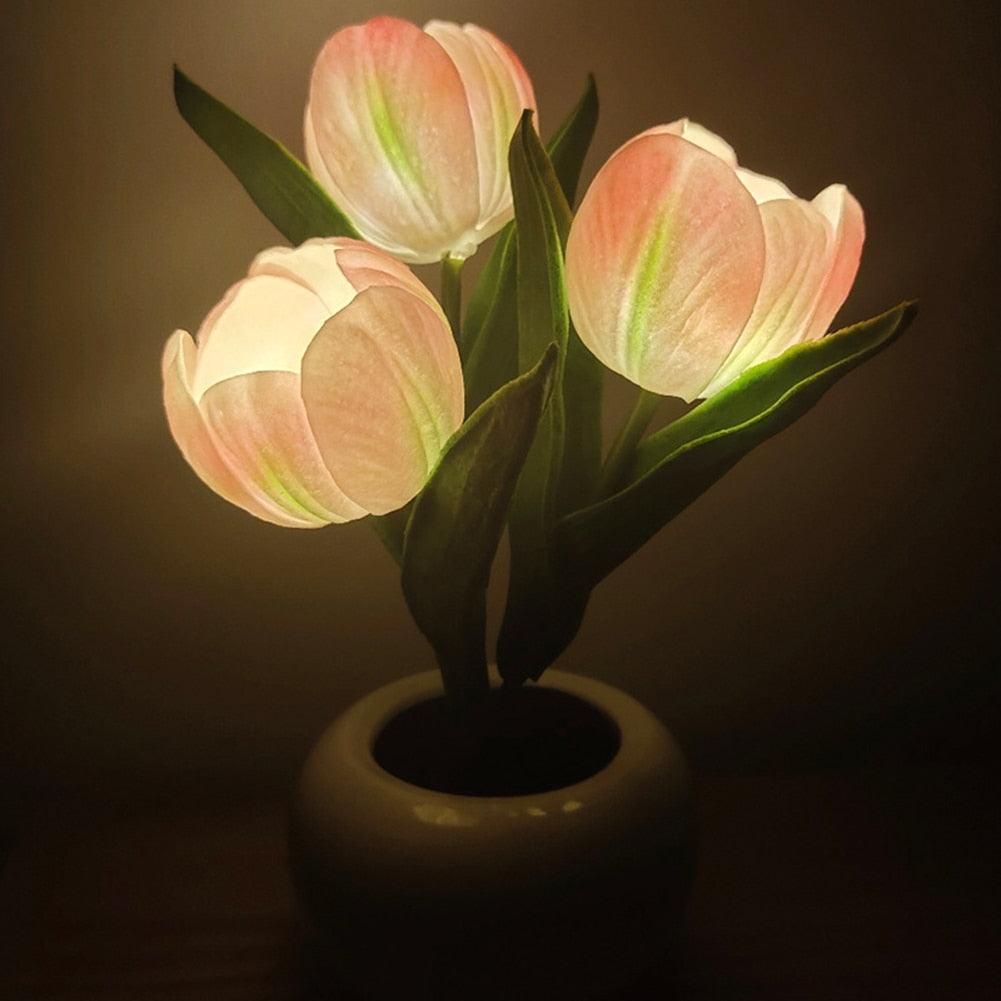 Flowerpot Potted Table Lamp - Puritific