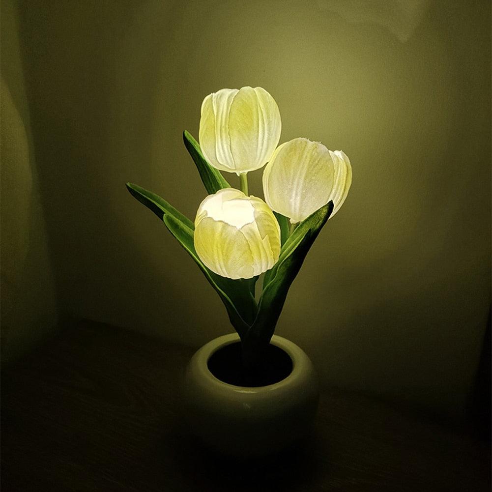 Flowerpot Potted Table Lamp - Puritific