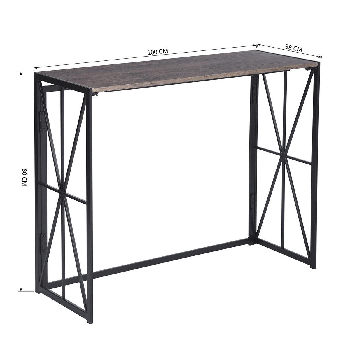 Foldable Computer Desk, Console Table - Puritific