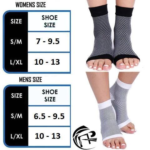 Foot & Ankle Sleeve Compression Socks - Puritific