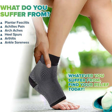 Foot & Ankle Sleeve Compression Socks - Puritific