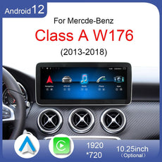 For Mercedes Benz A W176 A180 200 2013 to 2018 Android 12 4G CarPlay Car DVD Radio GPS Navigation Multimedia Player HD Screen - Puritific