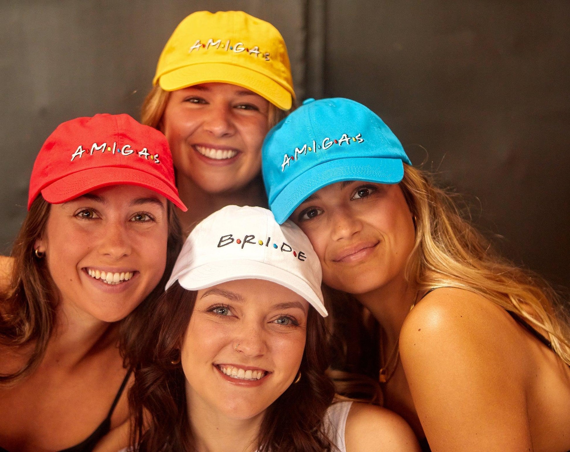 FRIENDS - Bride | Amigas - Breezy Bachelorette Party Hats! - Puritific